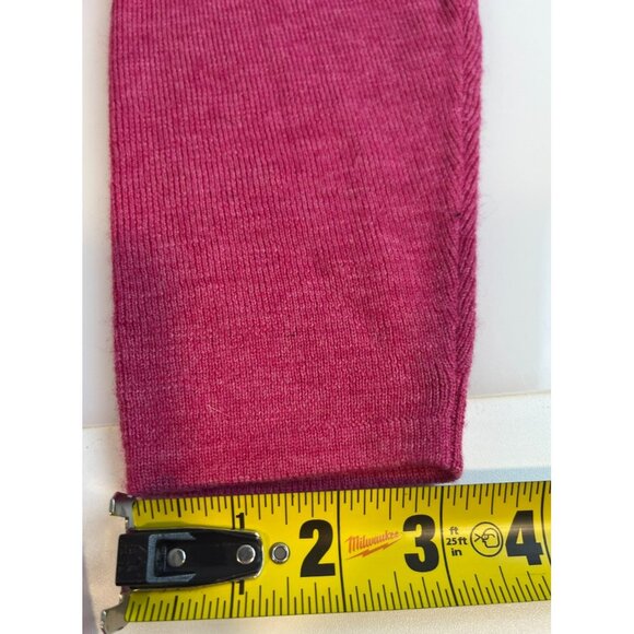 Sarah Spencer Women's Pink 100% Merino Wool Scoop Neck Sweater Size 2X - Picture 9 of 11